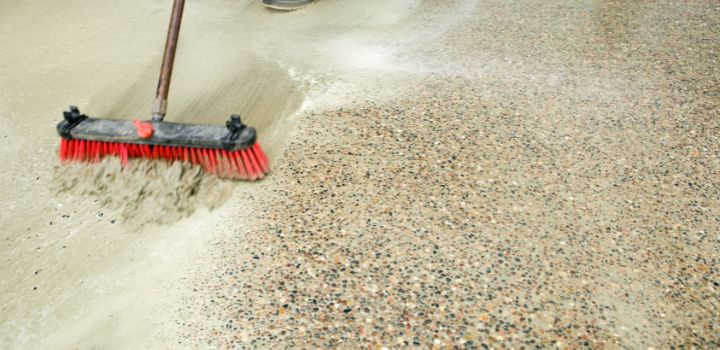 Hormigon desactivado coloreado Torre Pacheco