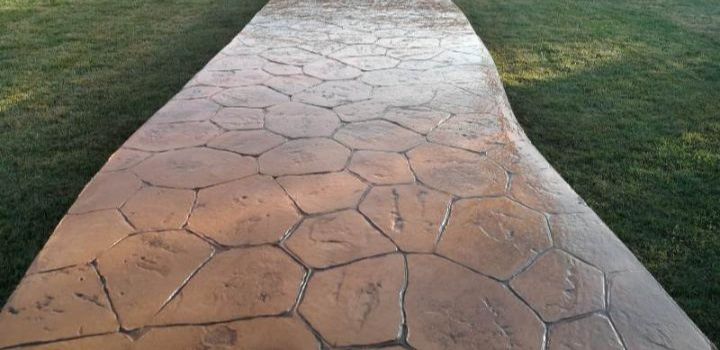 Hormigon estampado coloreado Torre Pacheco