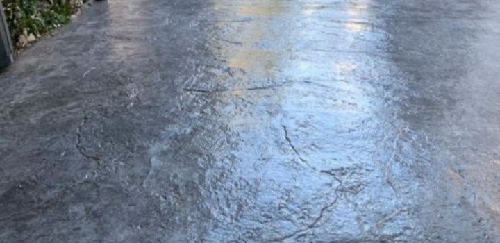 Hormigon texturizado coloreado Torre Pacheco